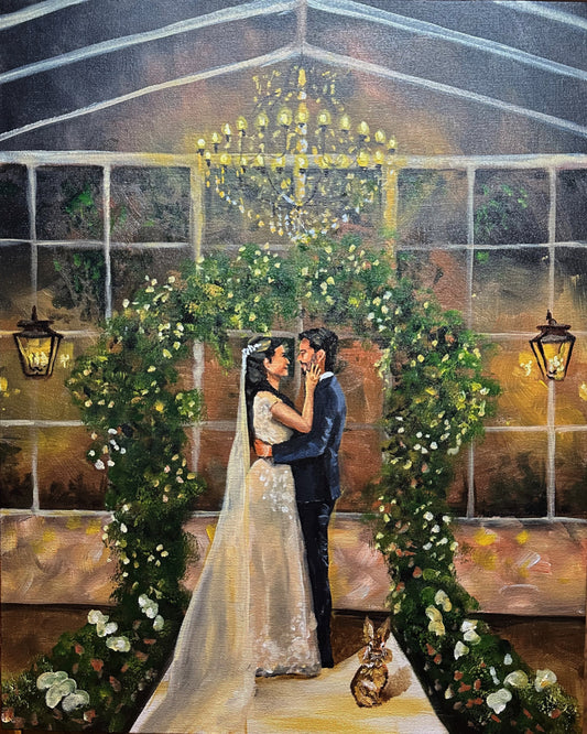 Linda pintura de casamento em São Paulo SP